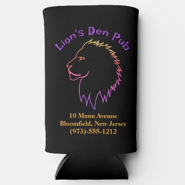 Business Promotion Beverage Seltzer Can Cooler (Front)