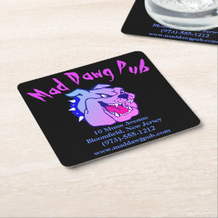 Business Promotion  Square Paper Coaster