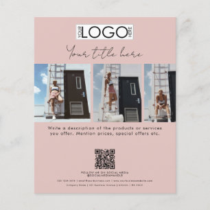Business Promotional Beauty Fashion Model Script Flyer