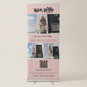 Business Promotional Beauty Hair Nail Jewellery Retractable Banner