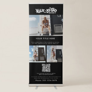 Business Promotional Beauty Hair Nail Jewellery Retractable Banner