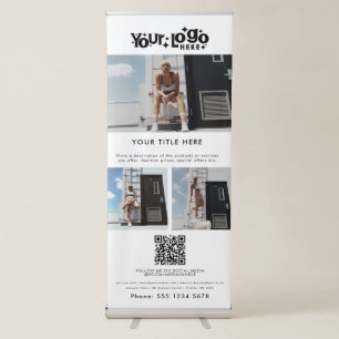 Business Promotional Beauty Hair Nail Jewellery Retractable Banner
