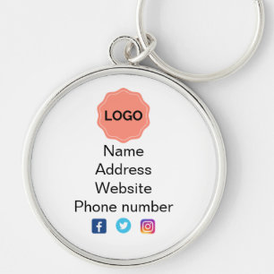 Business promotional key ring