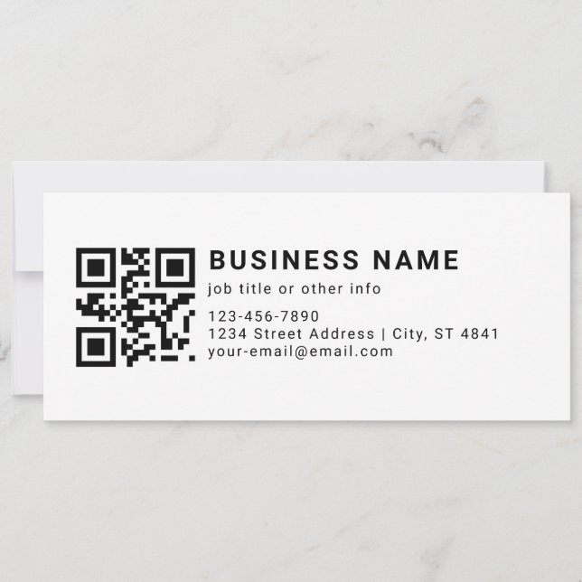 Business Promotional QR Code (Front)