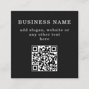 Business Promotional QR code Discount Card