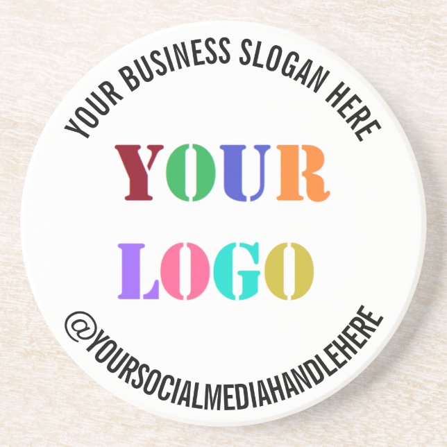 Business Promotional Social Media Coaster Template (Front)