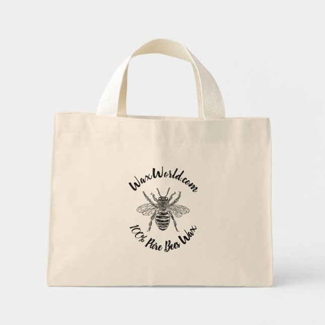 Business Promotional Tote Bag - Wax World Design (Front)