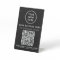 Business QR Code and Logo Black