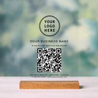 Business QR Code Logo Clear