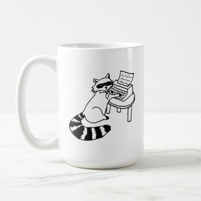 Business Racoon Mug (Left)