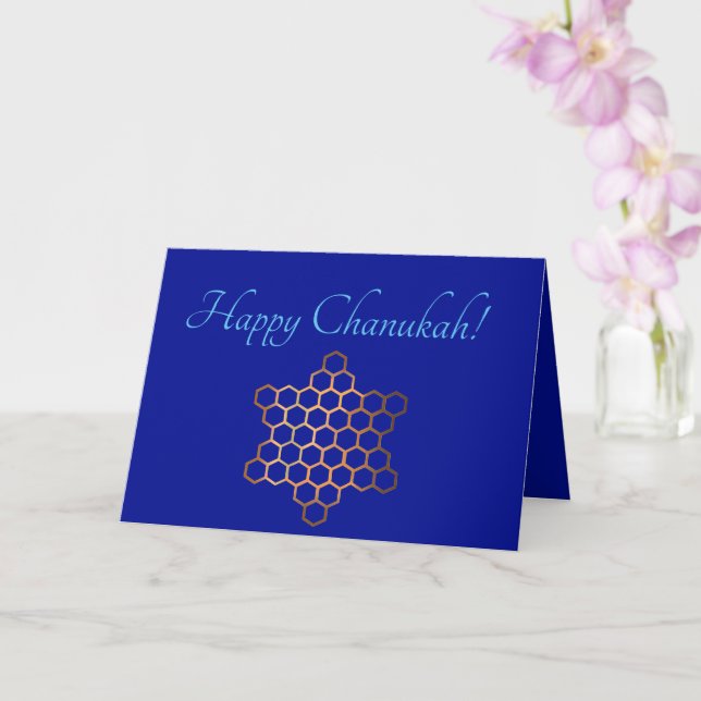 Business Ready Cutomizable Chanukah Card (Orchid)