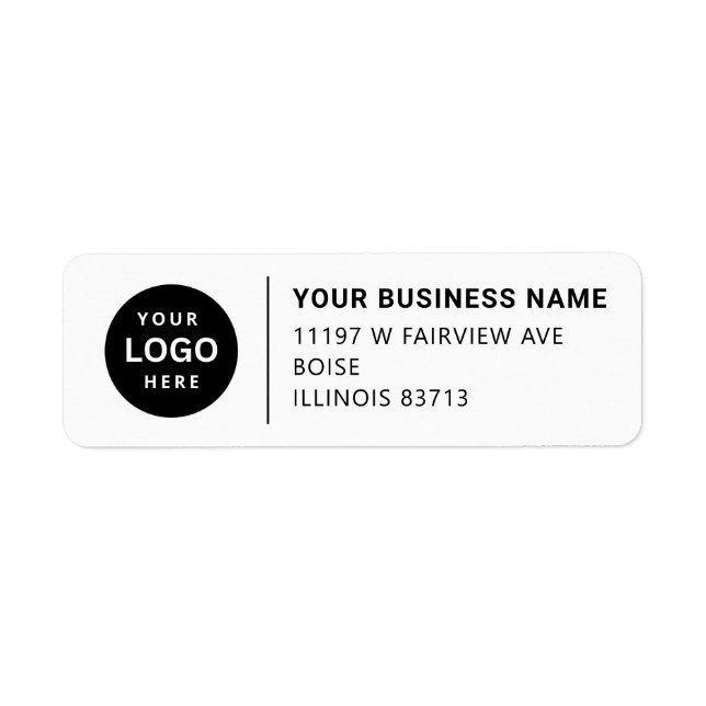 Business Return Address Label (Front)