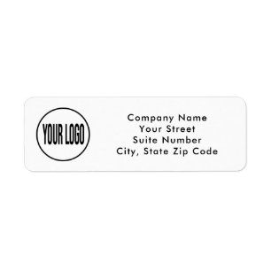 Business Return Address Labels with Company Logo