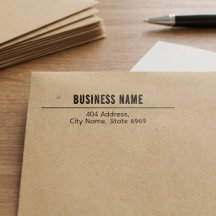 Business Return Address | Professional Logo Modern