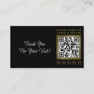 Business Review Custom QR Code Link Logo Business Card
