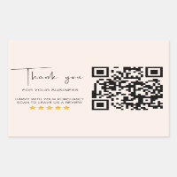 Business Review Request 5 Star Review Modern Pink