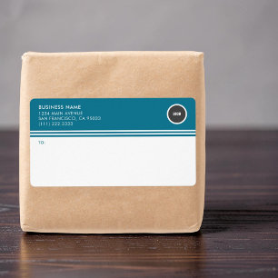 Business Round Logo Mailing Shipping Labels
