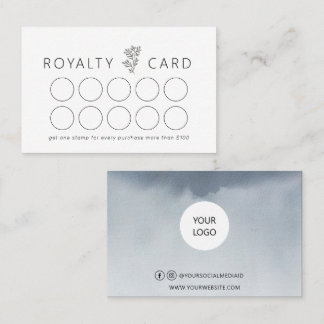 Business Royalty card Foliage