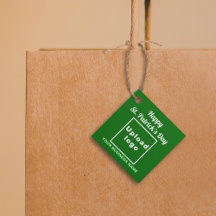 Business Saint Patrick Greeting on Green Favour Ta
