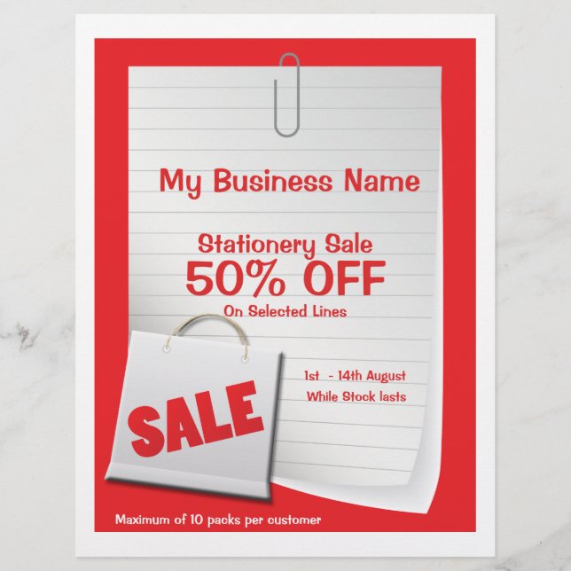 Business Sale Flyer (Front)