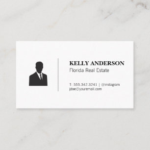 Business Sales   Real Estate Professional Business Card