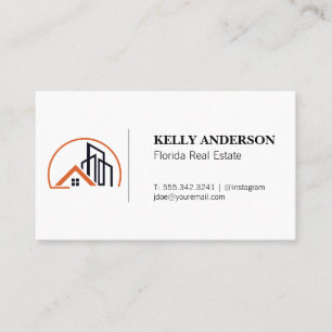 Business Sales Real Estate Professional Business Card