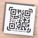 Business Scan Me QR Code Website Modern Simple Car Magnet<br><div class="desc">Design is modern and simple. Add your own QR code.</div>