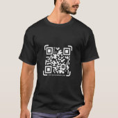 Business Scan Me QR Code Website Modern Simple T-Shirt (Front)