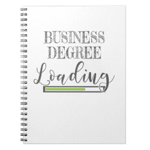 Business School Student Gift Business Degree Loadi Notebook