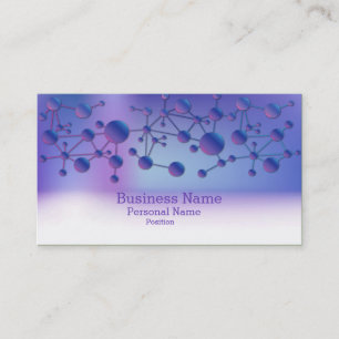 Business Science Laboratory Elegant Modern Business Card