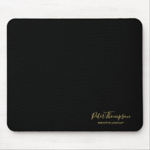 Business Script Elegant Signature  Mouse Mat