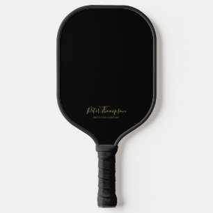 Business Script Elegant Signature  Pickleball Paddle