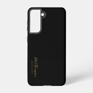 Business Script Elegant Signature  Samsung Galaxy Case