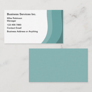 Business Services Modern Business Card