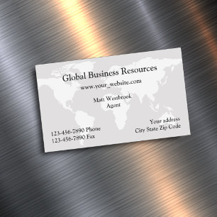Business Shipping & Logistics Service Magnetic Business Card