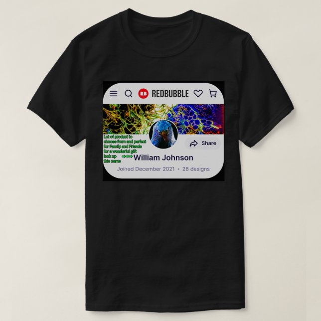 Business shop advertisement 1 T-Shirt (Design Front)