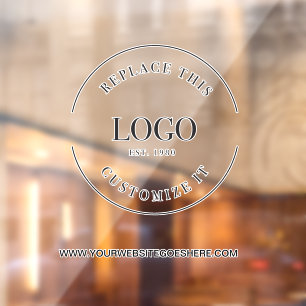 Business Sign Custom Logo Website Promotional