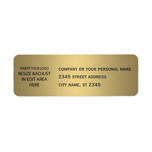 Business simple / insert logo golden (Front)