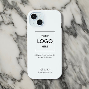 Business Social Media White iPhone 15 Case