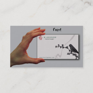 Business Sparrow, 3.5" x 2.0", 100 pack, Card