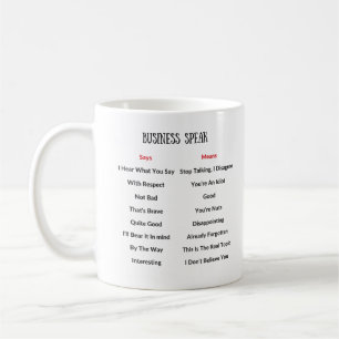 Business Speak Translator Mug