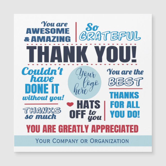 Business Staff Thank You Appreciation (Front)