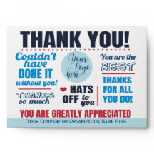 Business Staff Thank You Appreciation Cash Bonus