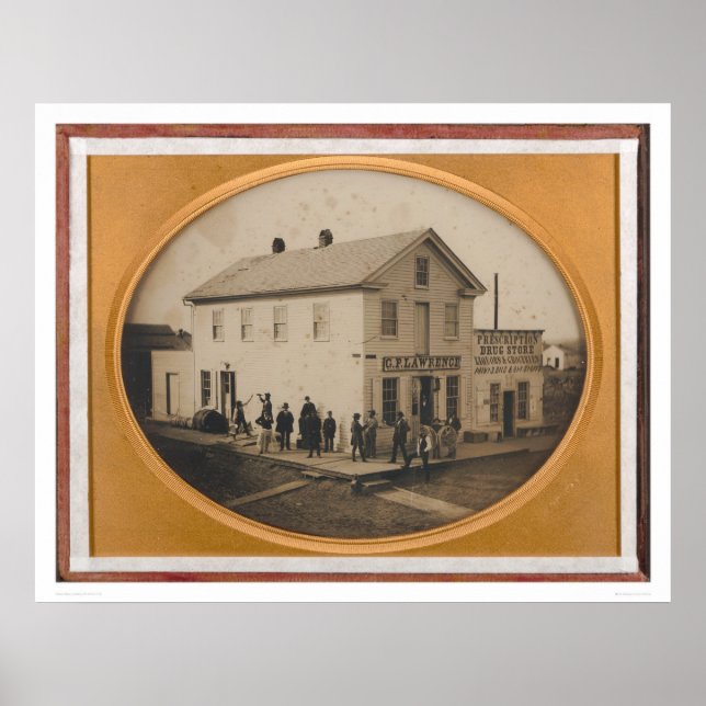 Business street corner... (40052) poster (Front)