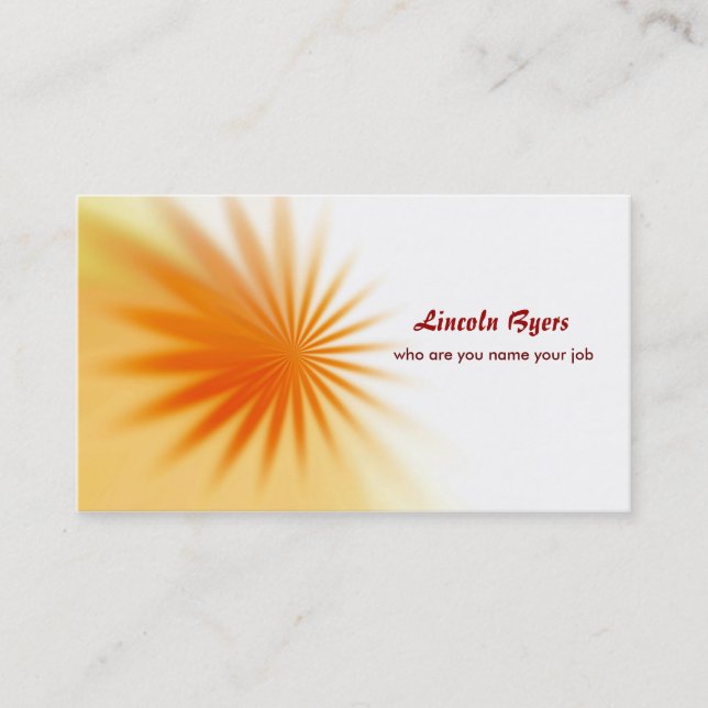 business style business card (Front)