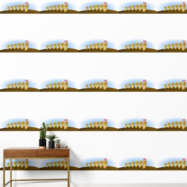 Business Success Chart Wallpaper (Hallway)
