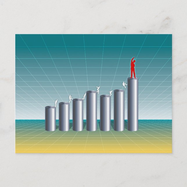 Business Success Postcard (Front)