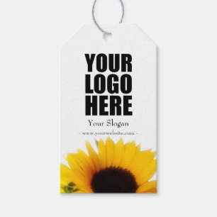 Business Sunflower Floral Gift Tags