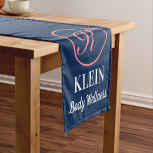Business Table Runner With Your Logo and Text