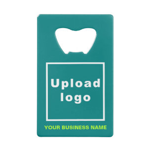 Business Teal Green Rectangle Bottle Opener